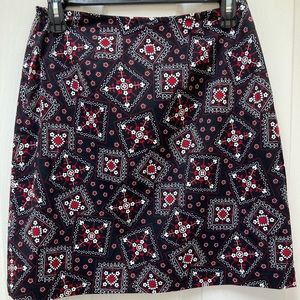 Sonoma Skirt Patch-blocked Floral